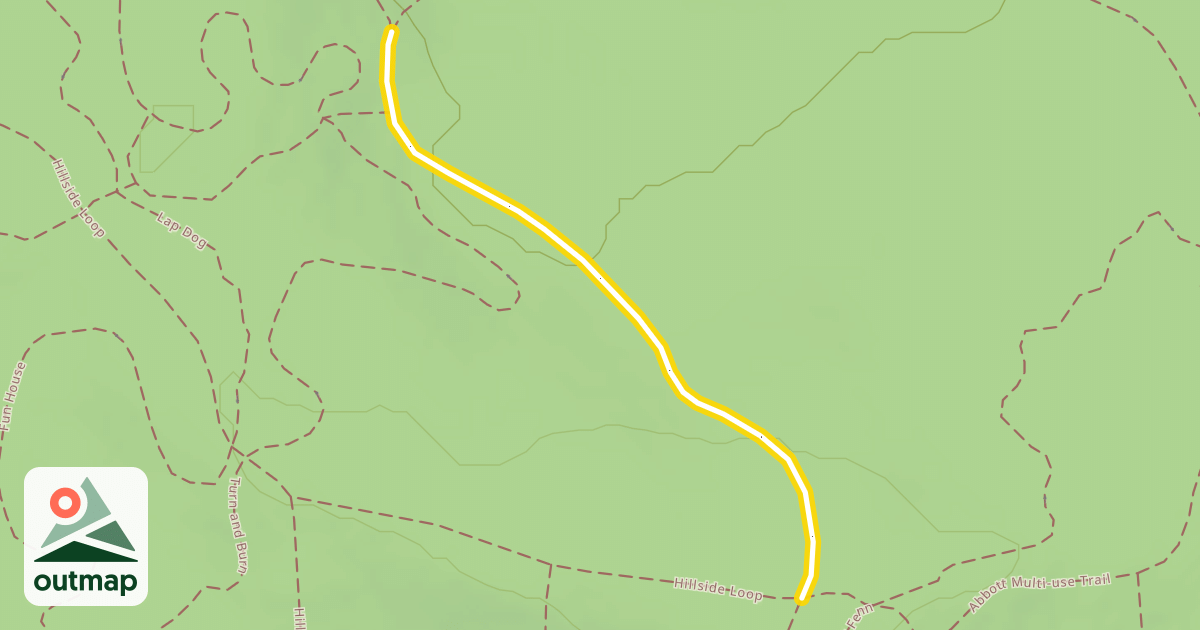 Map of Hillside Loop