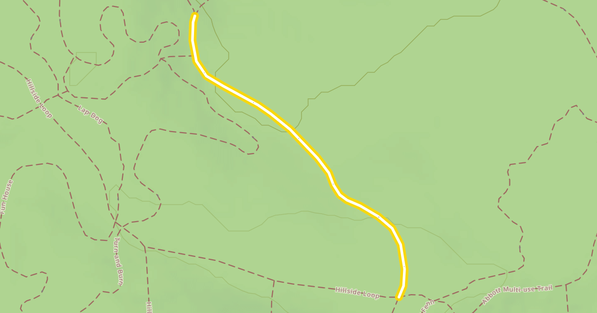 Map preview of Hillside Loop