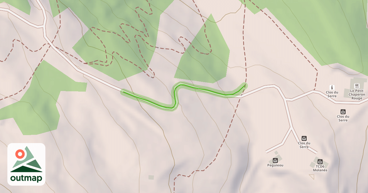 Map of Garcine - Chemin