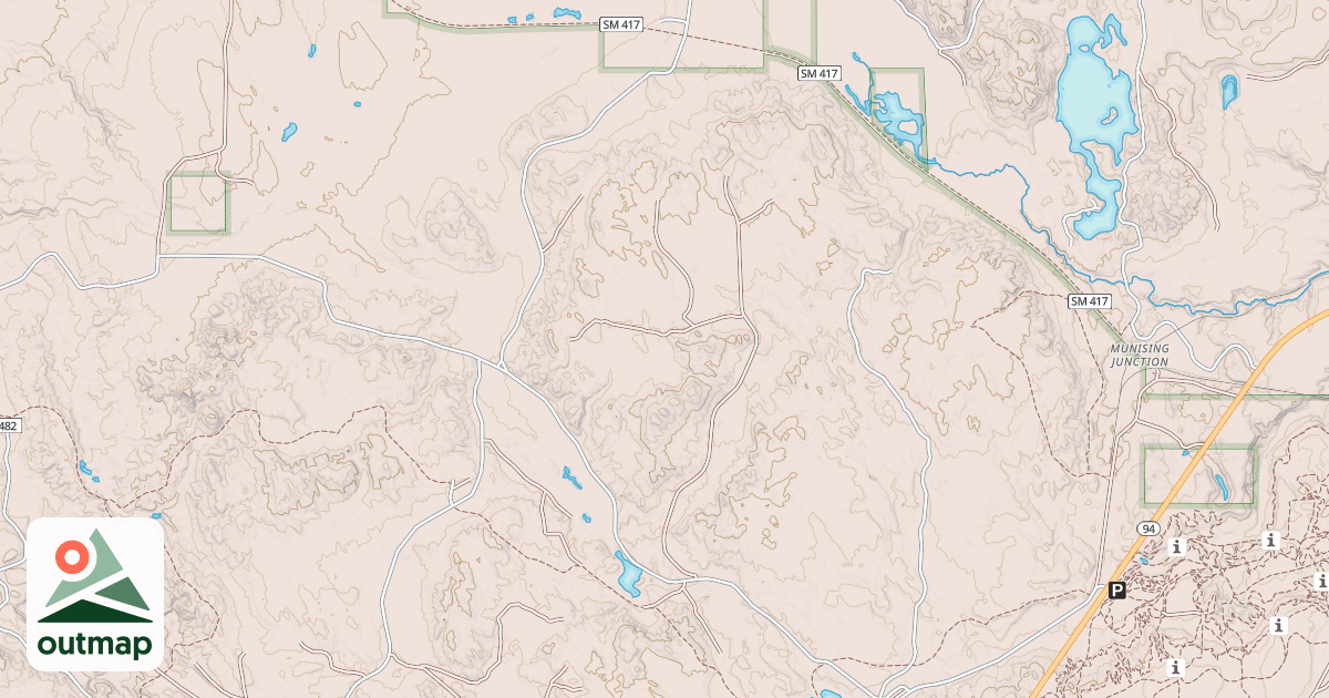 Map of Coalwood Grade Atv