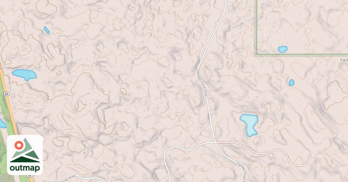 Map of Martineau Recreational Trails