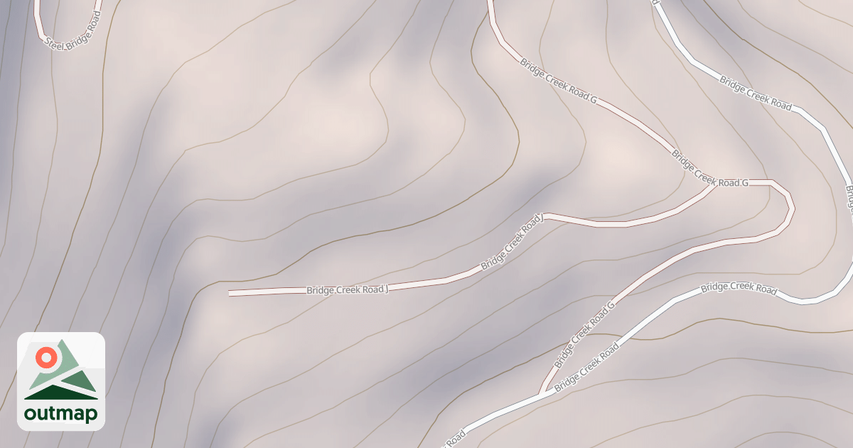 Map of BRIDGE CREEK J