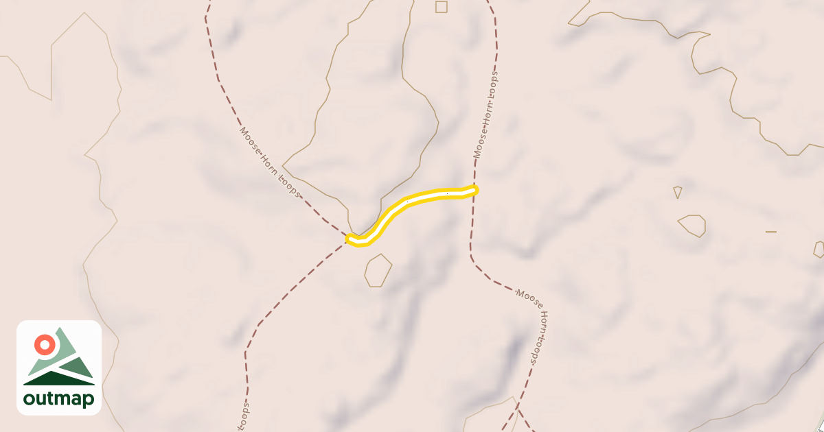 Map of Moose Horn Loops