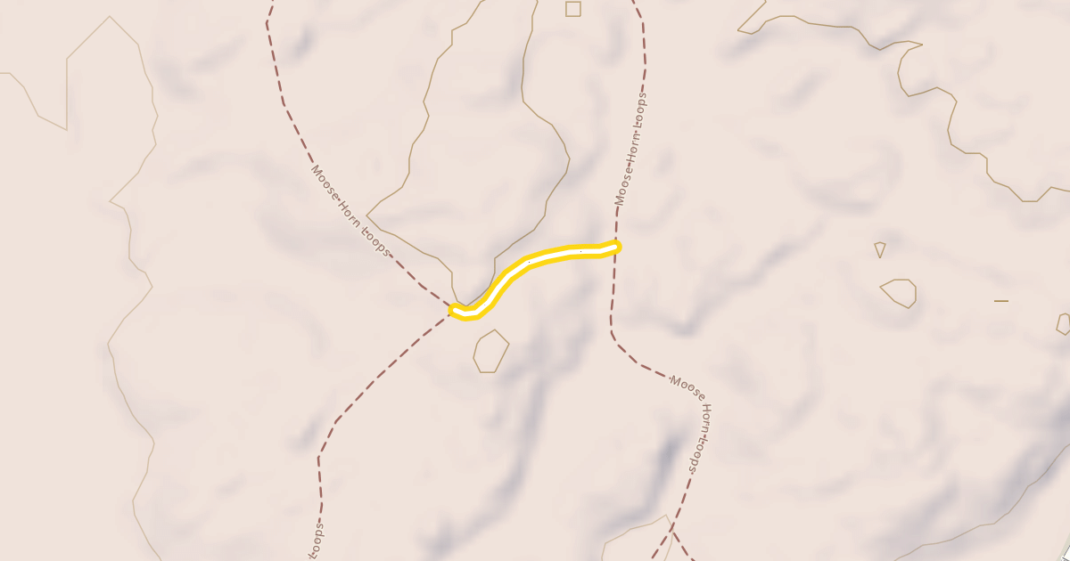 Map preview of Moose Horn Loops