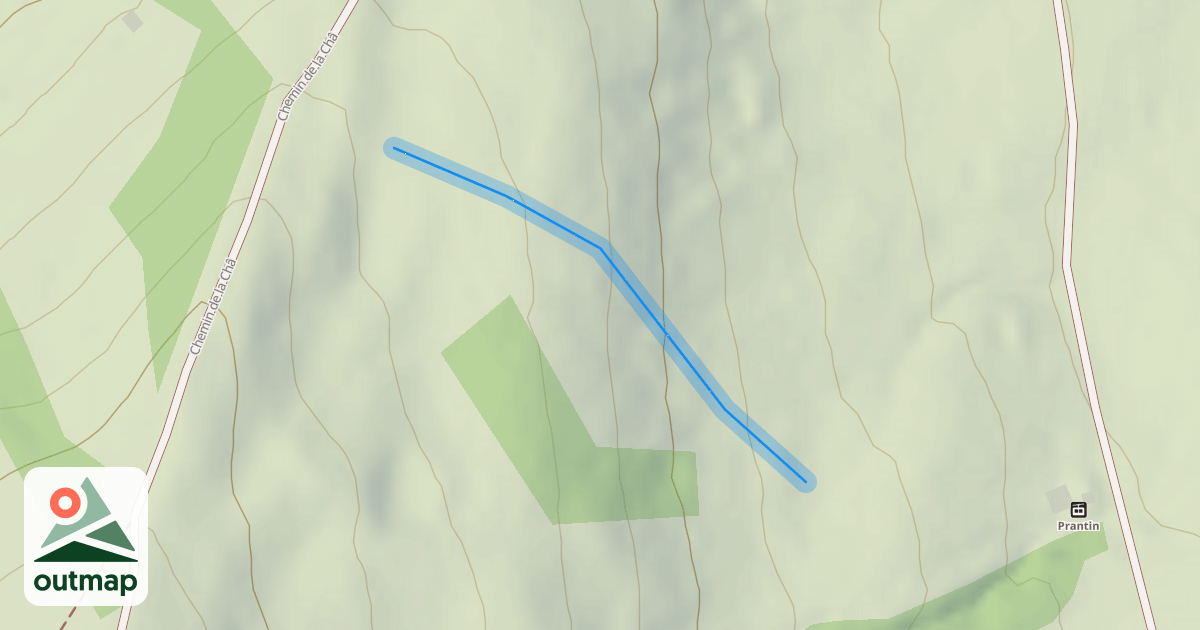 Map of Variante Prantin