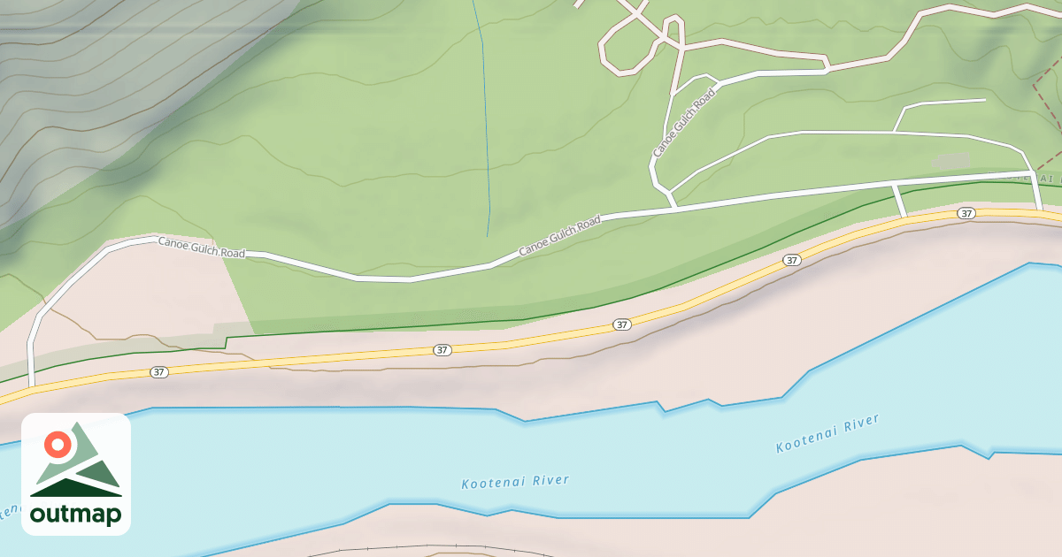 Map of CANOE GULCH RANGER STA