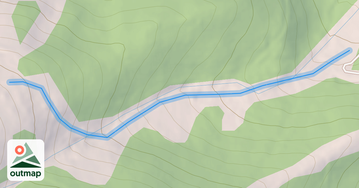 Map of Second Creek