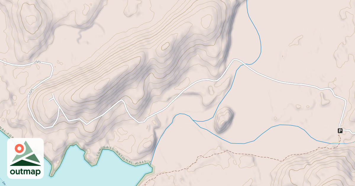 Map of Twin Lakes Road