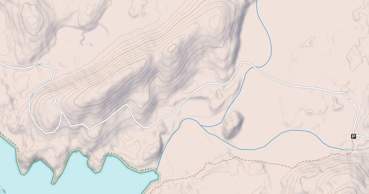 Map preview of Twin Lakes Road