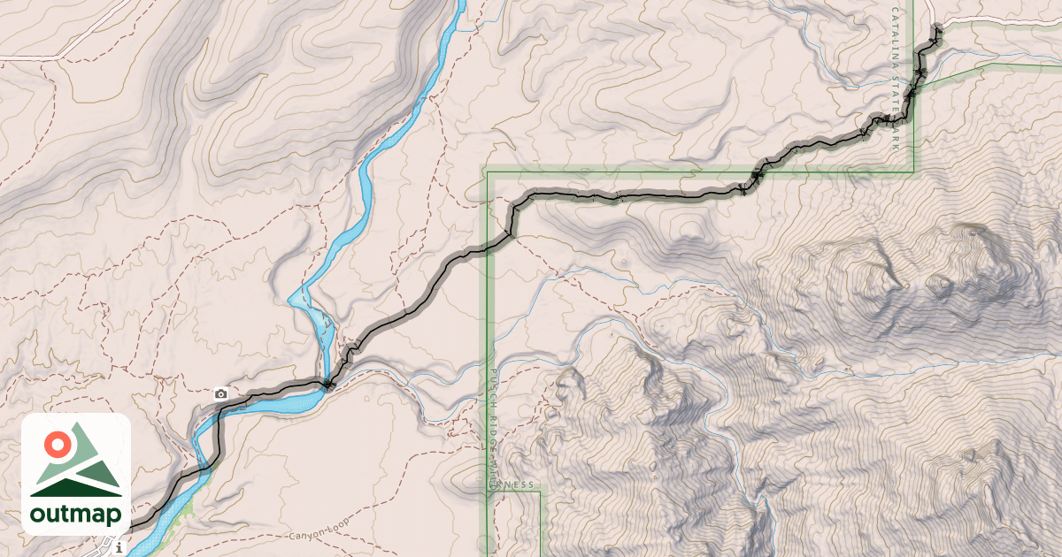 Map of Sutherland Trail