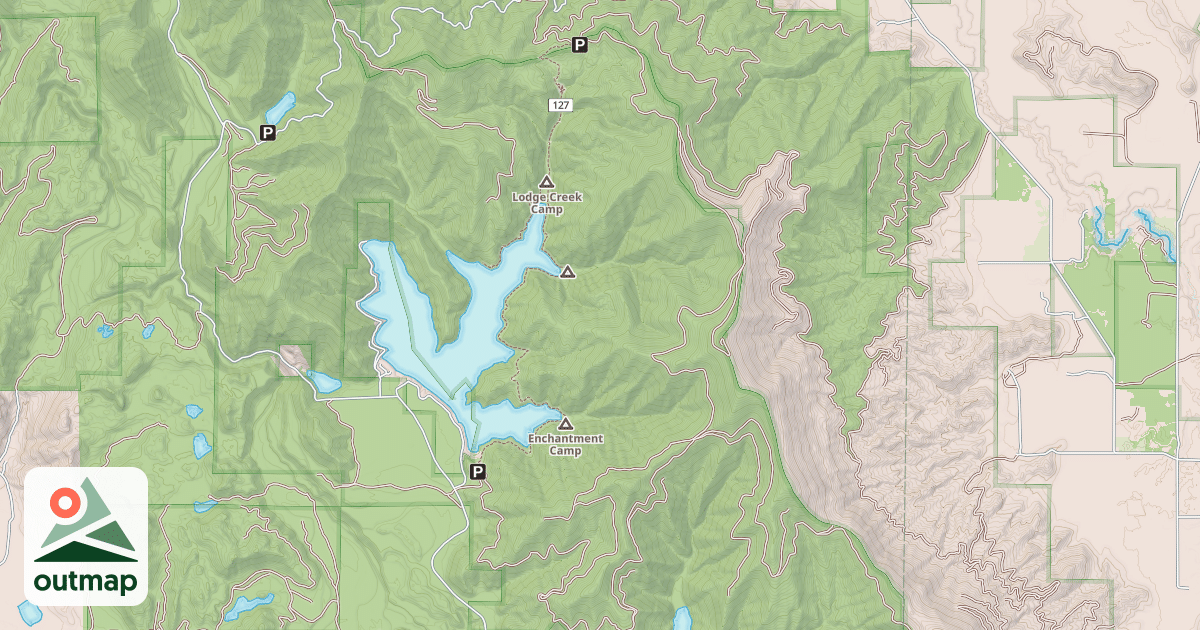Map of BEAD RIDGE