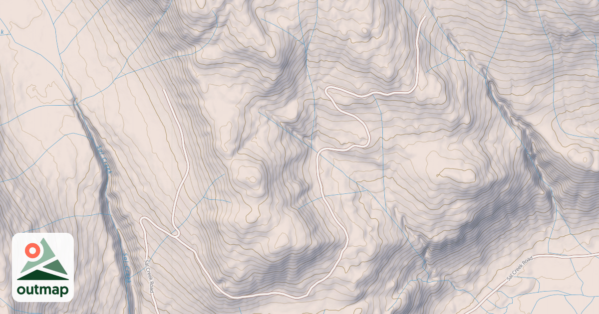 Map of USFS National Forest System Roads {81AF538D-1D0D-40D4-B46C-B235FF3AD4CF}