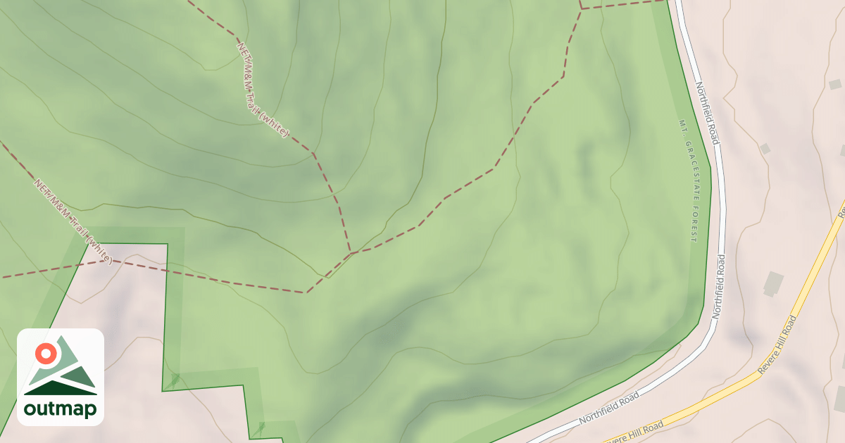 Map of Round the Mountain Trail