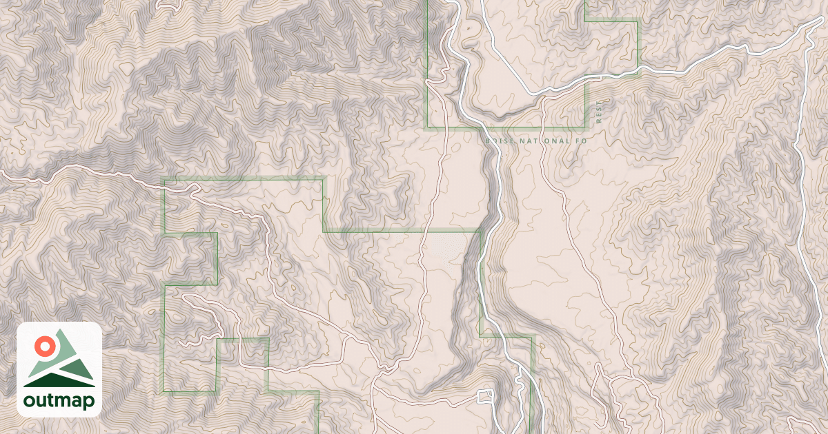 Map of CASTLE CREEK