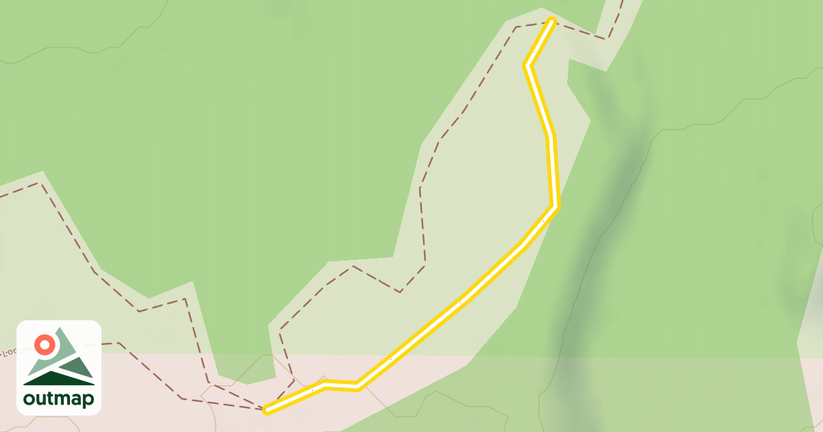 Map of Flattop Loop