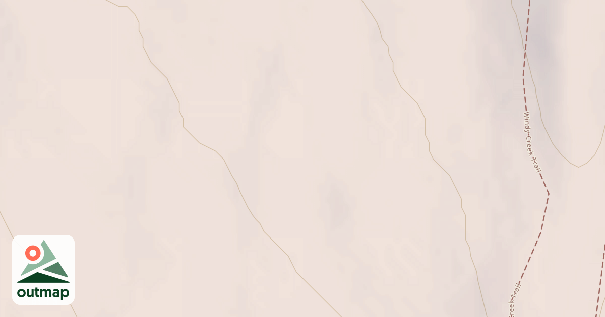 Map of Windy Creek Subsistence Ohv Trail