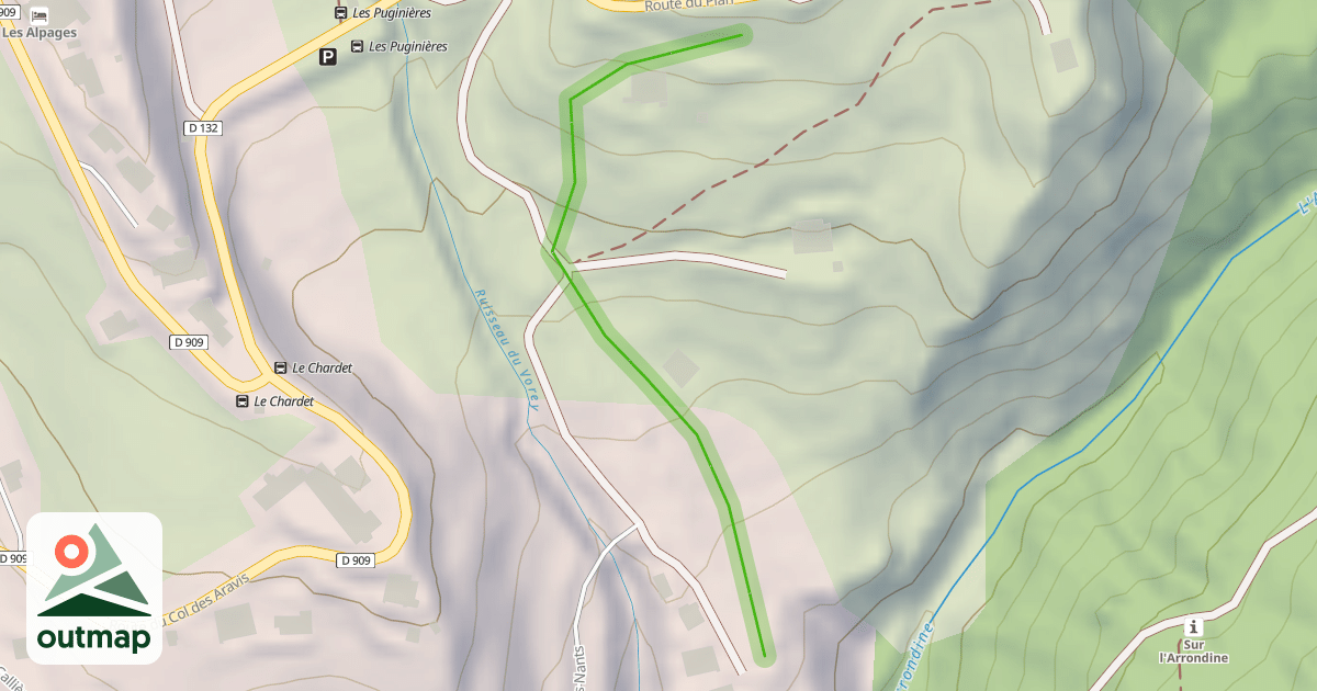 Map of Abbaye Verte