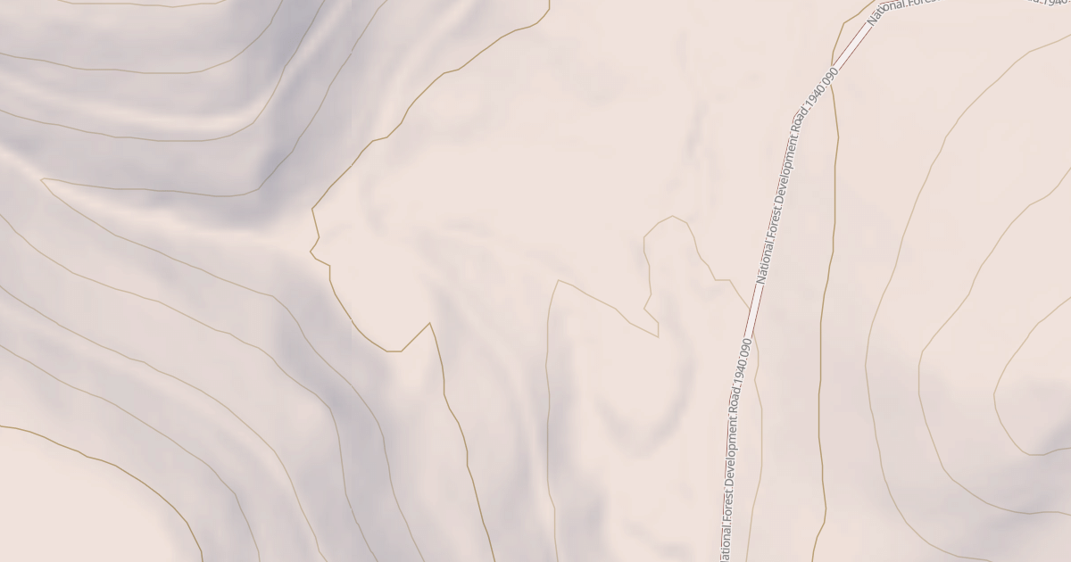 Map preview of USFS National Forest System Roads {578AA031-598F-4C69-9A1C-DE816D047A66}