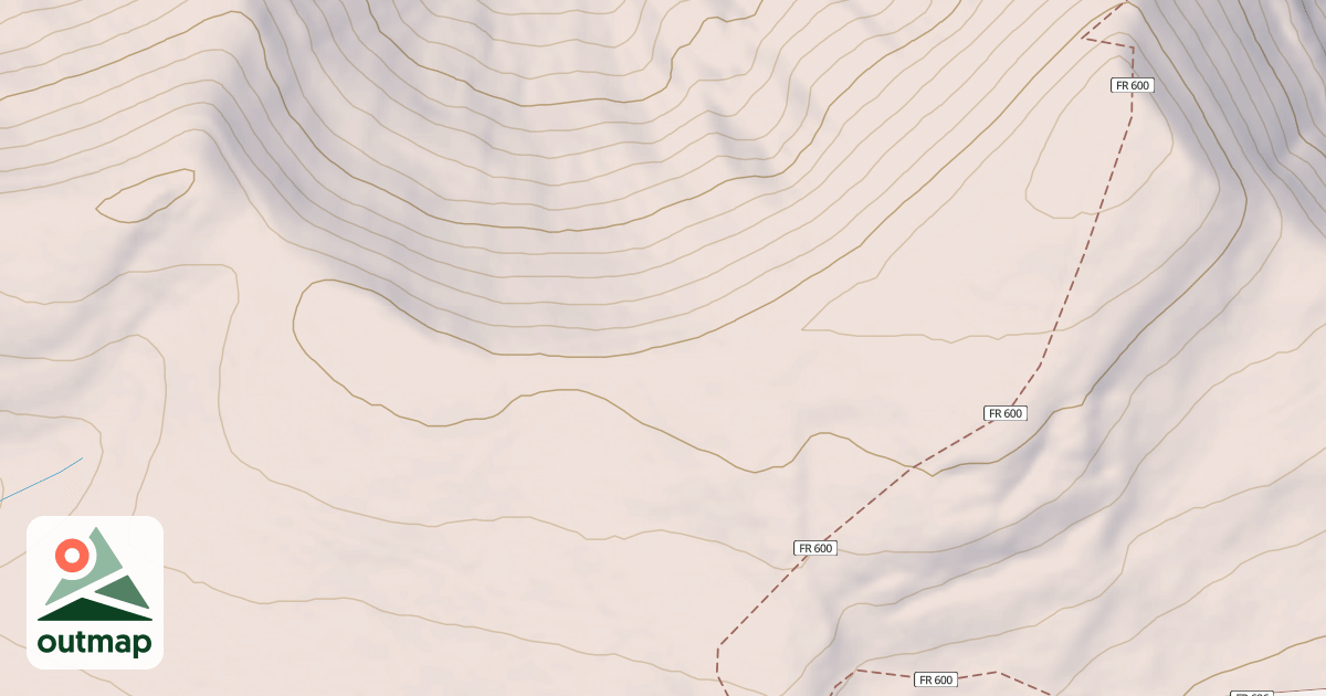 Map of Mule Mountain