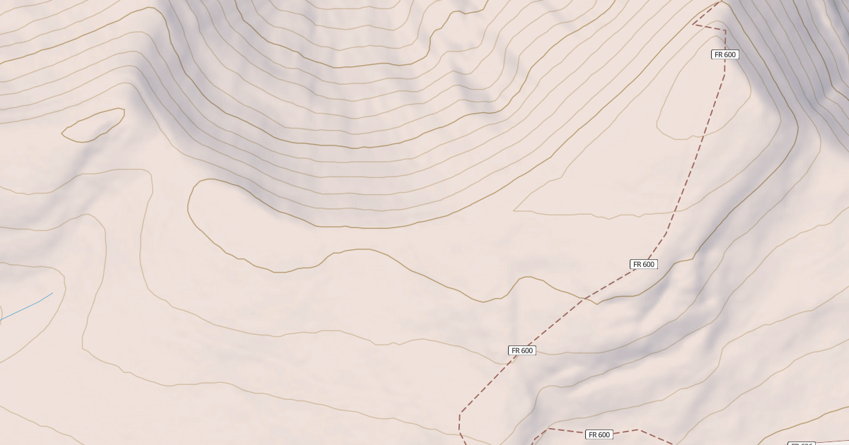 Map preview of Mule Mountain