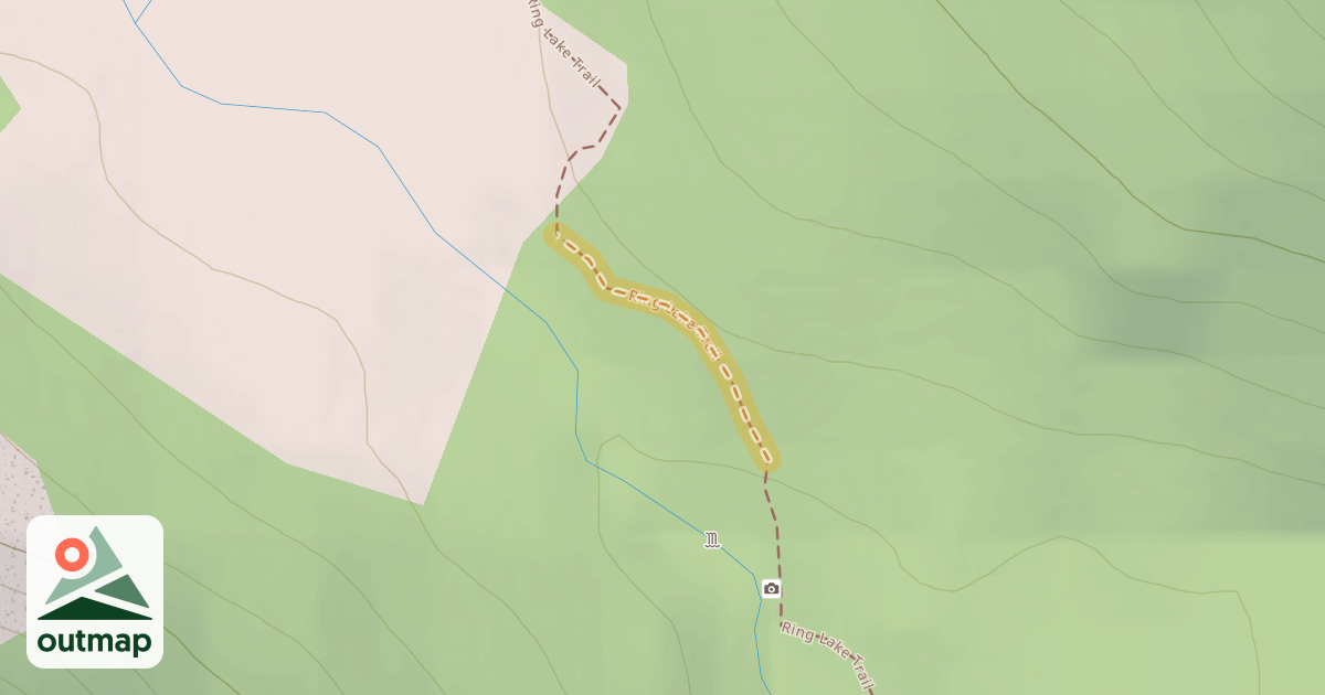 Map of Ring Lake Trail