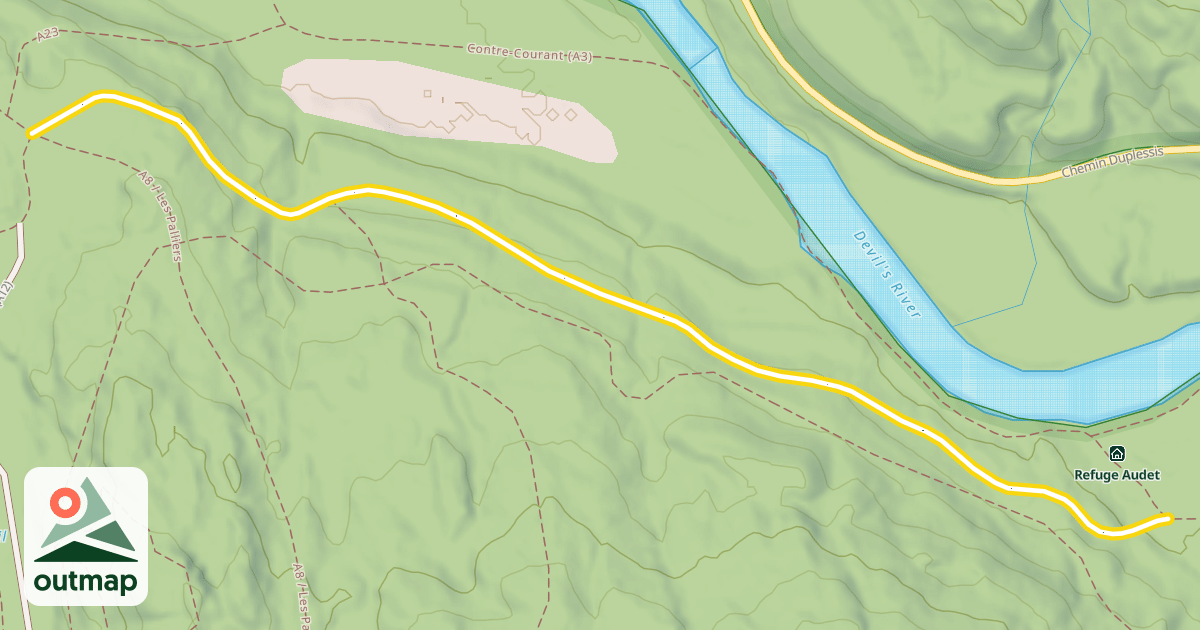 Map of A1 Grande-Allée