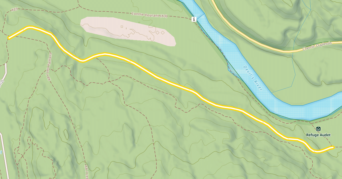 Map preview of A1 Grande-Allée