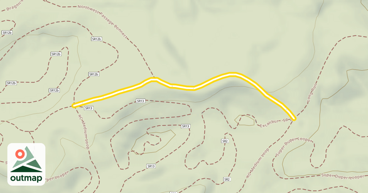 Map of XC Medium Loop