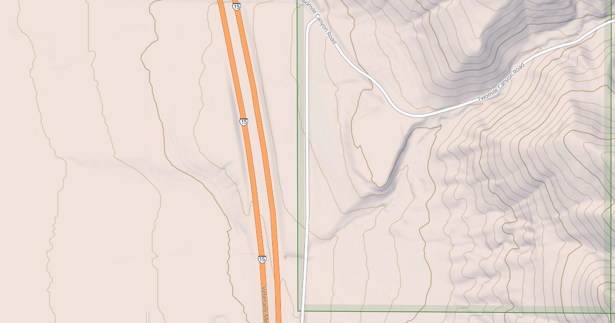 Map preview of TWO MILE CREEK