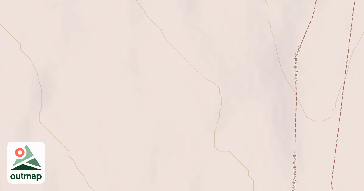 Map of Windy Creek Subsistence Ohv Trail