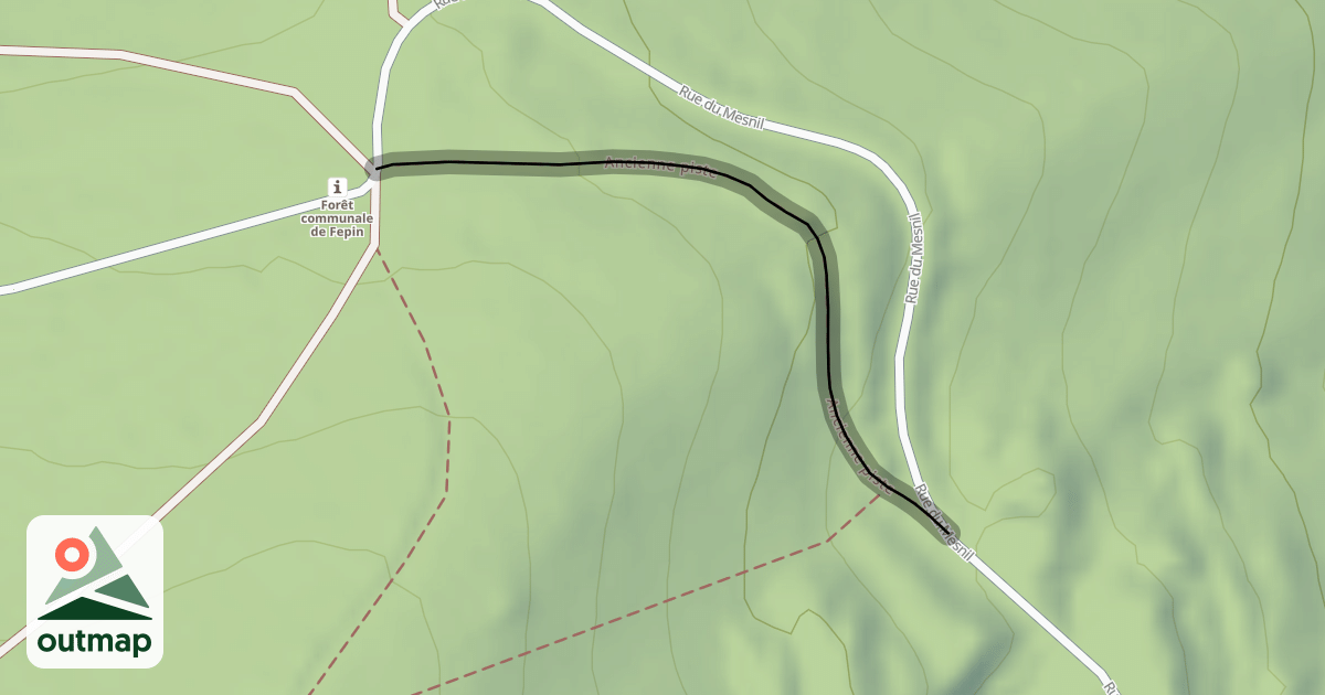 Map of Ancienne piste