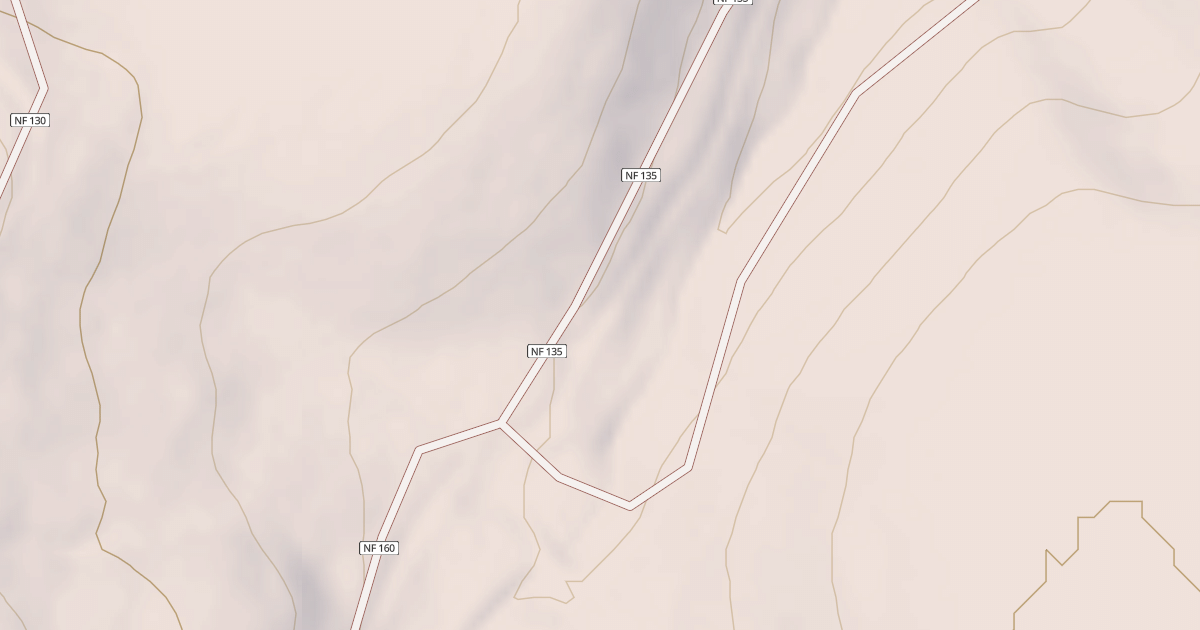 Map preview of USFS Motor Vehicle Use Map Roads {239B63AC-FF35-4E07-AB2A-F16DF423D173}