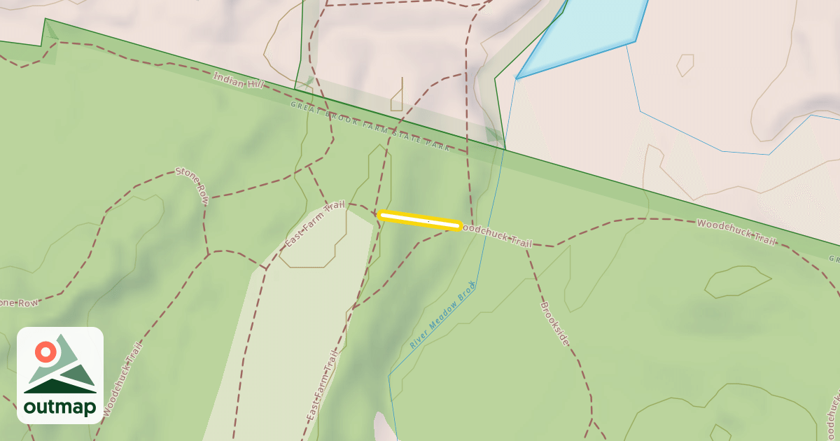 Map of Woodchuck Trail