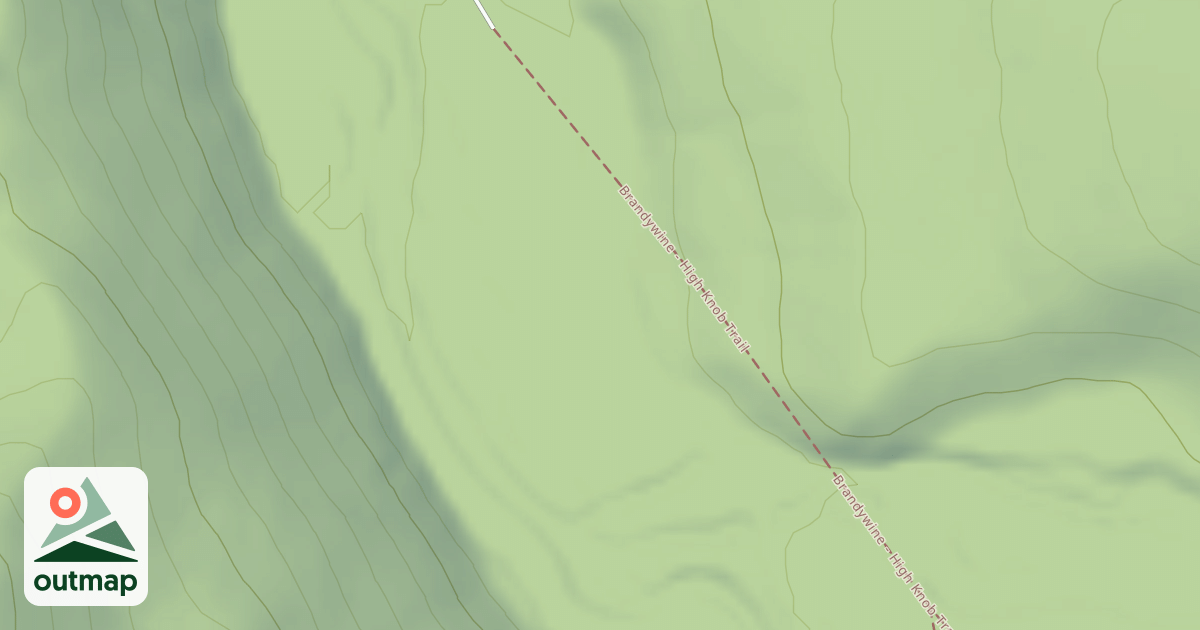 Map of HAWES RUN