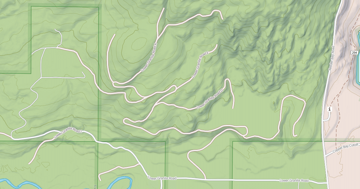 Map preview of LOWER GRANITE A