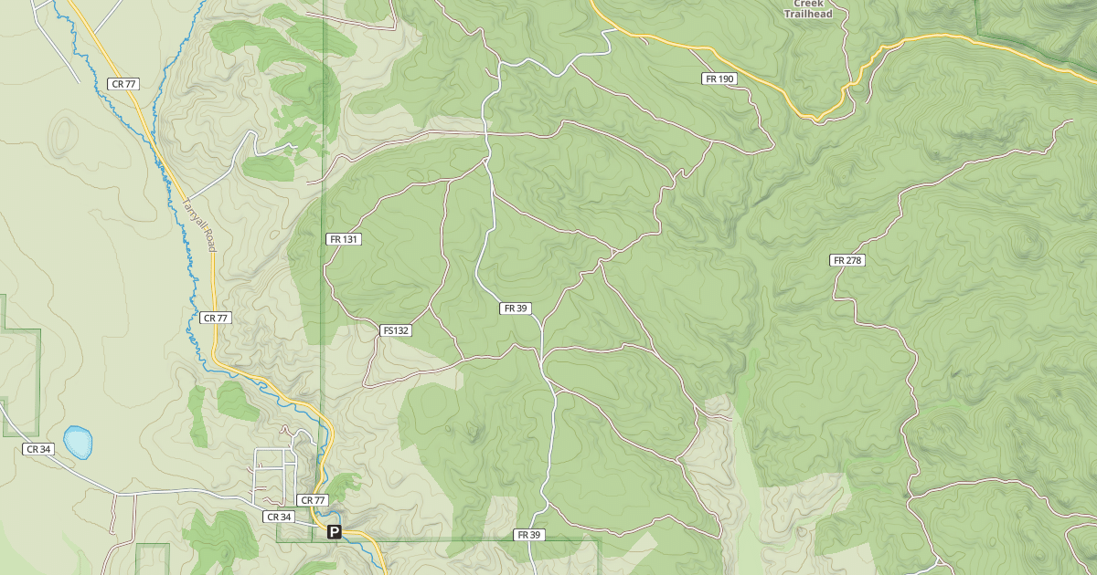 Map preview of ROCK CREEK HILLS