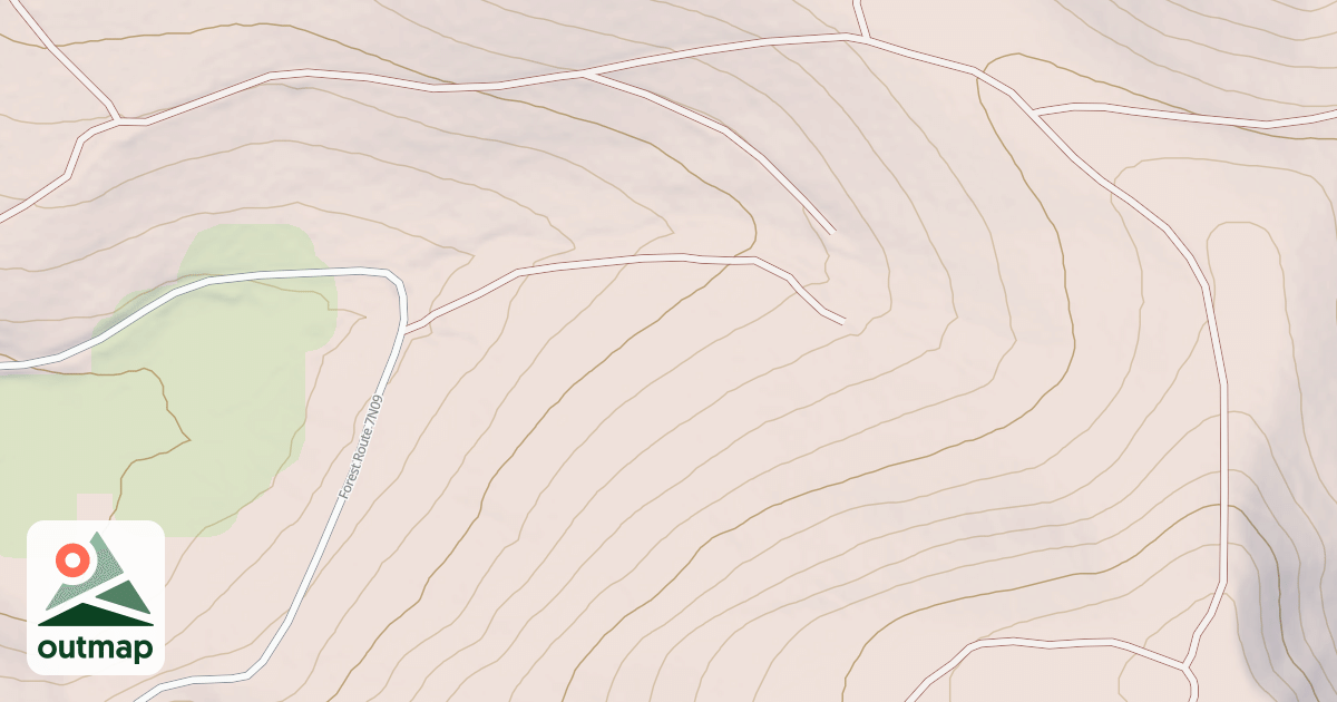 Map of USFS Motor Vehicle Use Map Roads {9DA85DF8-7469-44B5-8AA5-64D749C158C1}