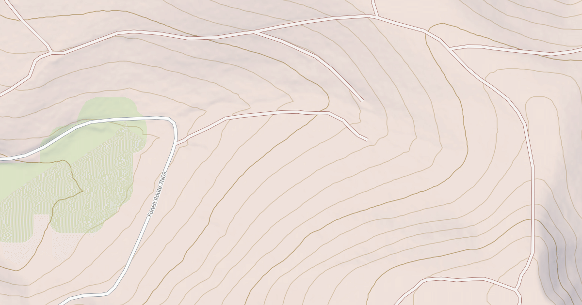 Map preview of USFS Motor Vehicle Use Map Roads {9DA85DF8-7469-44B5-8AA5-64D749C158C1}