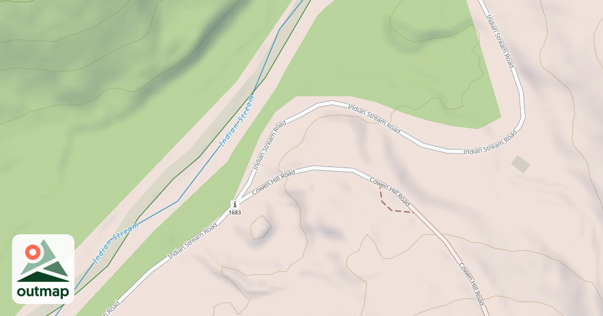 Map of Indian Stream Rd