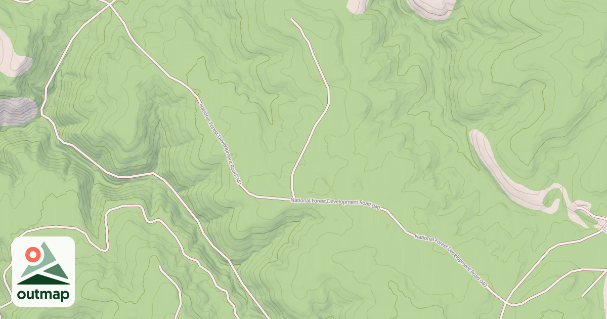 Map of USFS National Forest System Roads {01615AB0-085A-436B-95F4-42BAEE6A1E68}