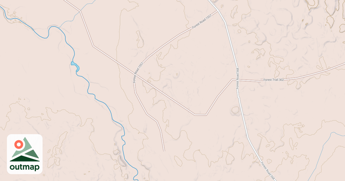 Map of FR 1557