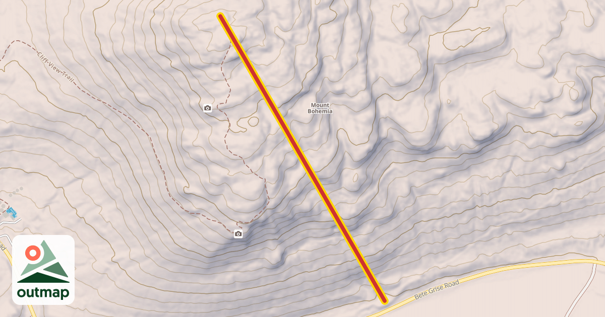 Map of Honey Pot Hoist