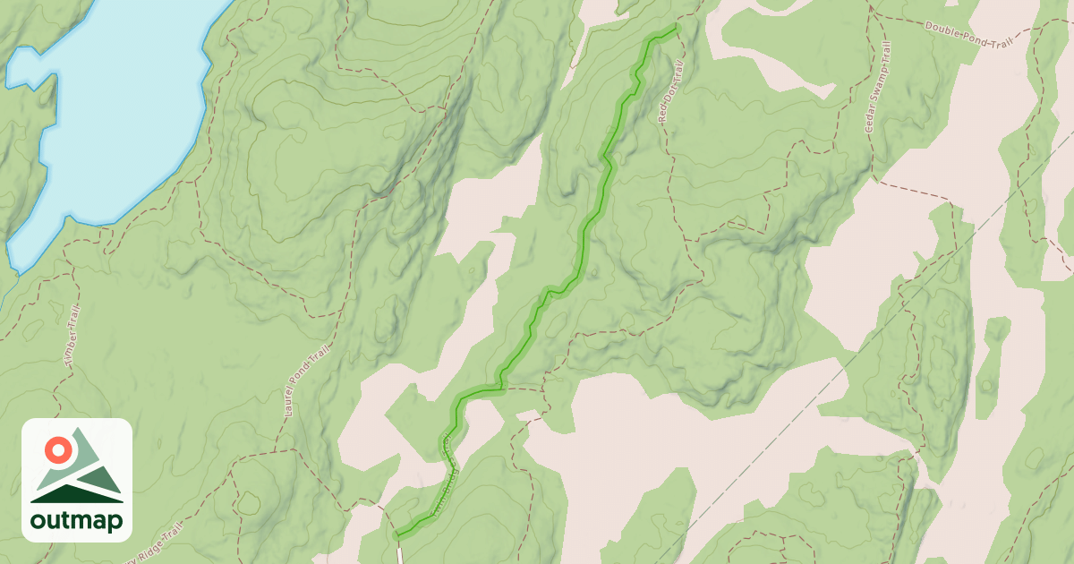 Map of Twin Bridges Trail