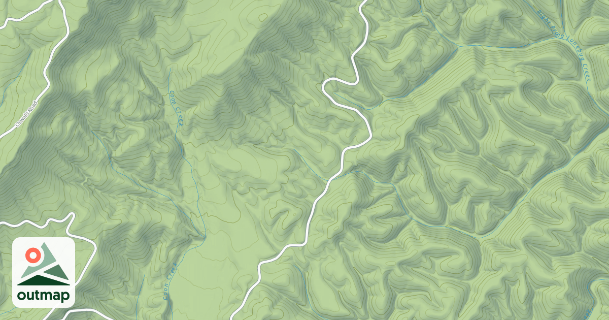Map of LOWRY TOP-TIESKEE