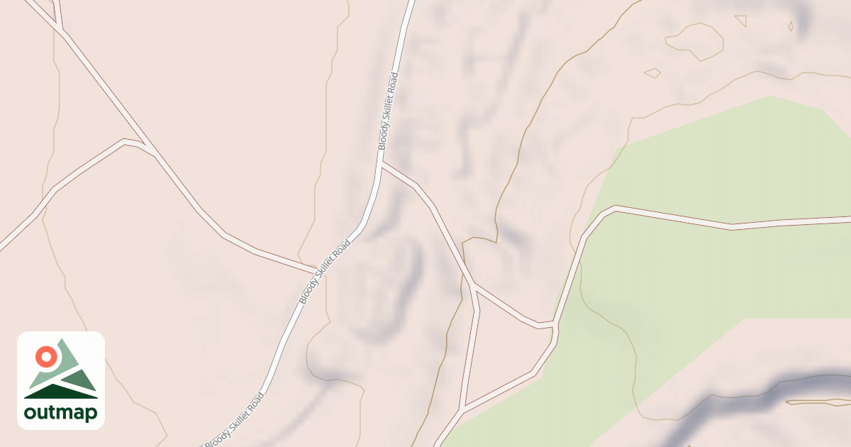 Map of Bloody Skillet ATV Trail