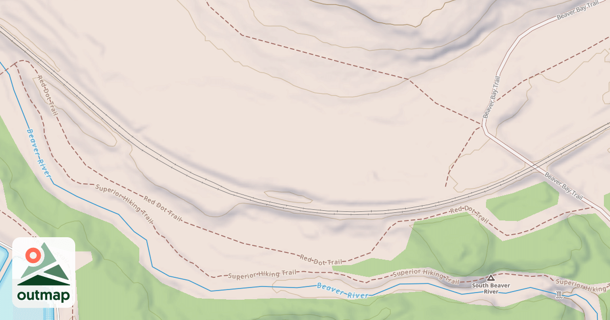 Map of Red Dot Trail