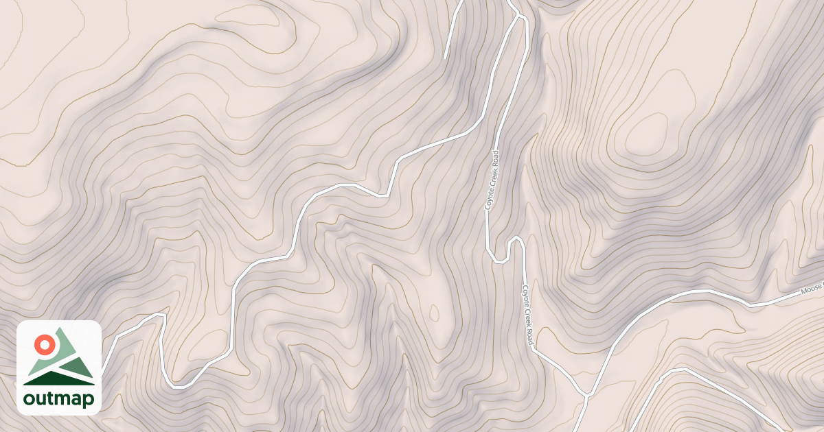 Map of COYOTE CREEK
