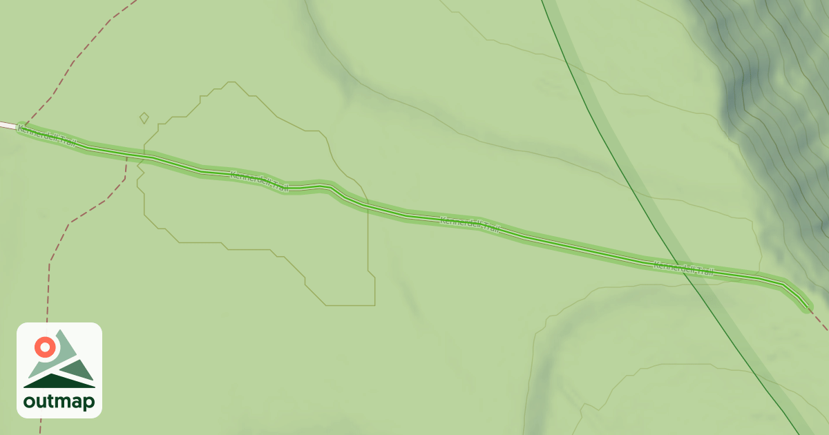 Map of Kennerdell Trail