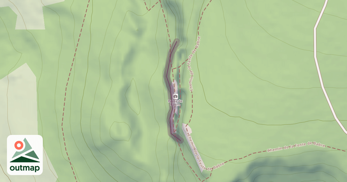 Map of Fente de Babre