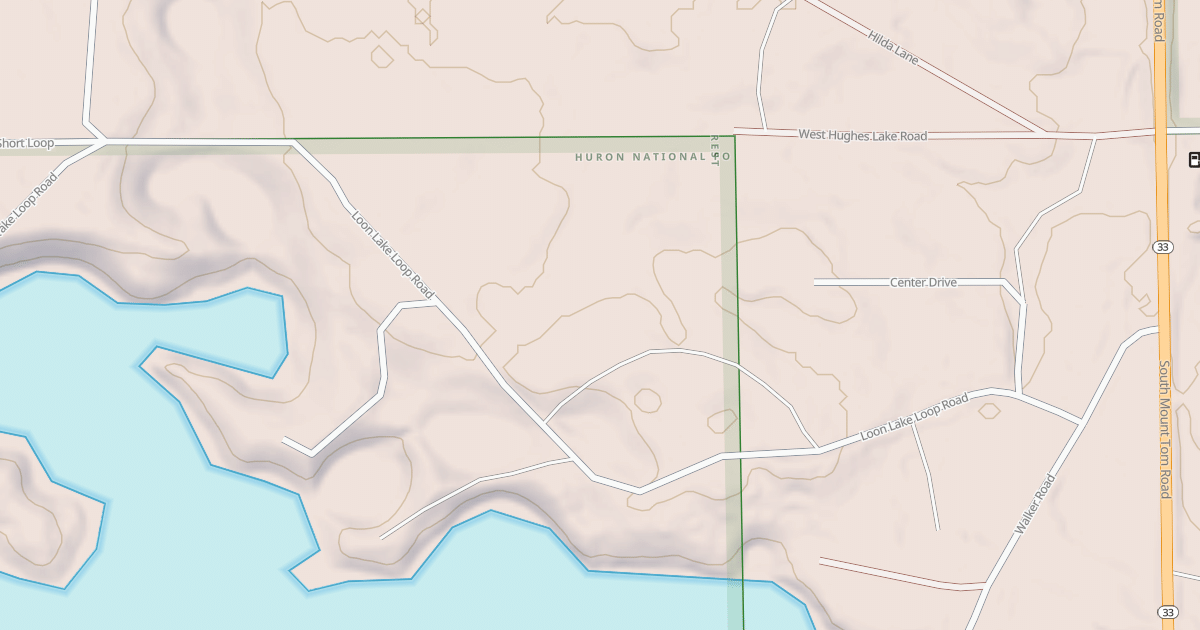 Map preview of LOON LAKE LOOP